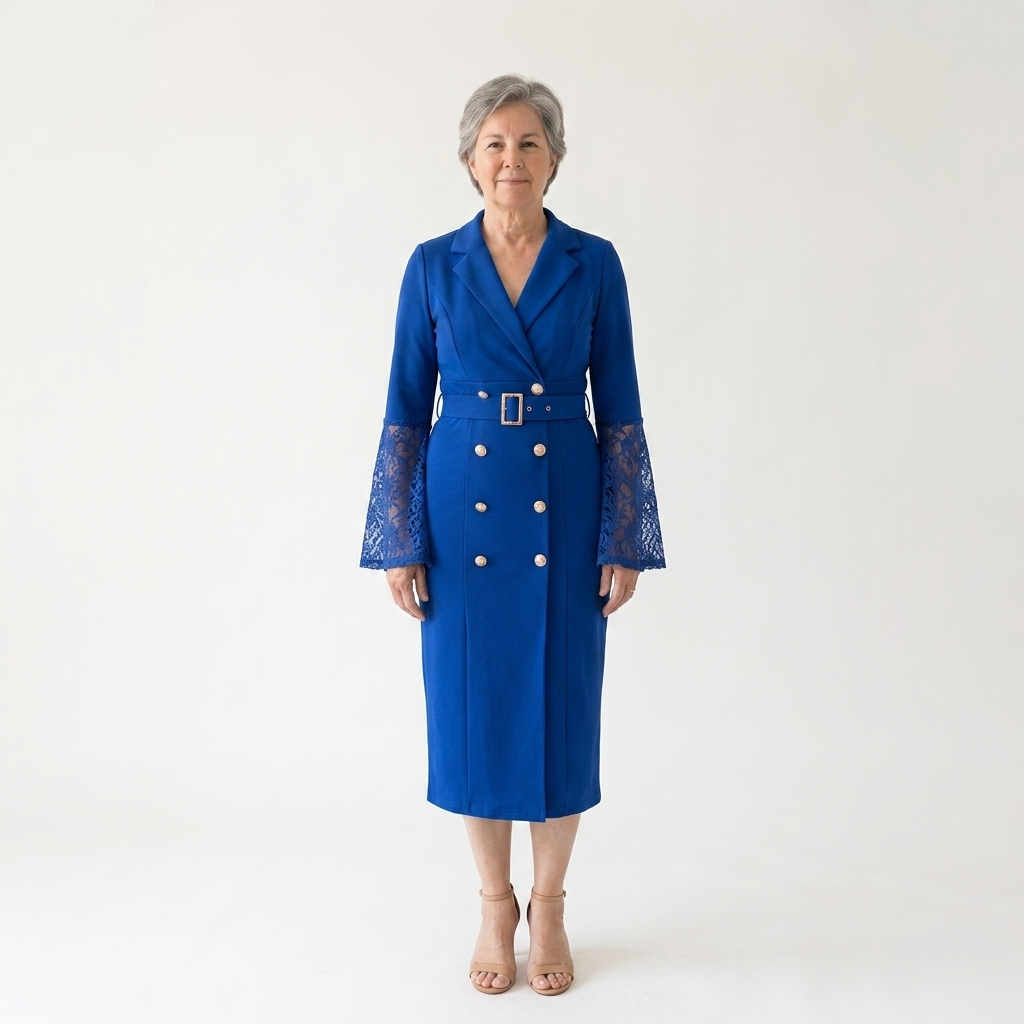 front view - Blue