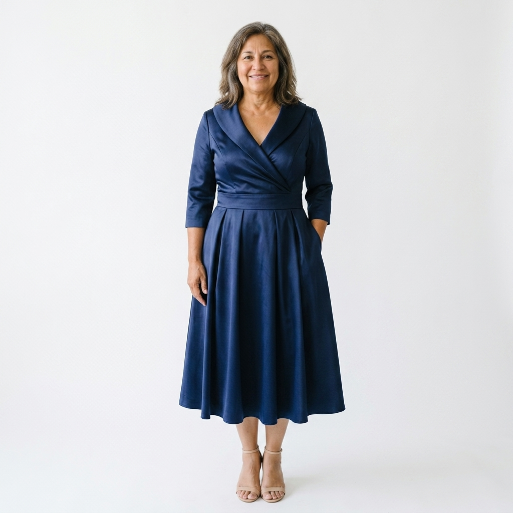 front view - Navy