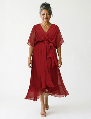 front view - Red