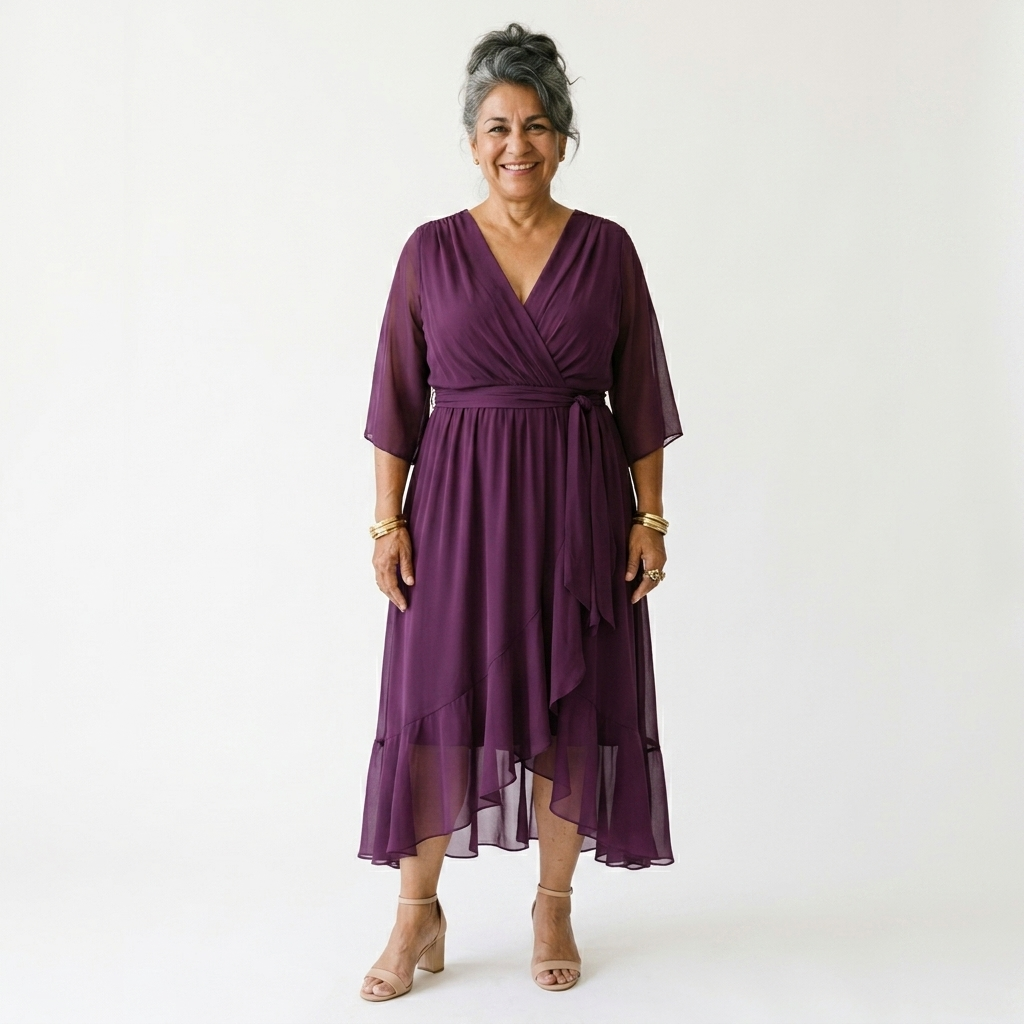 front view - Purple
