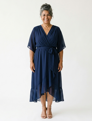 front view - Navy