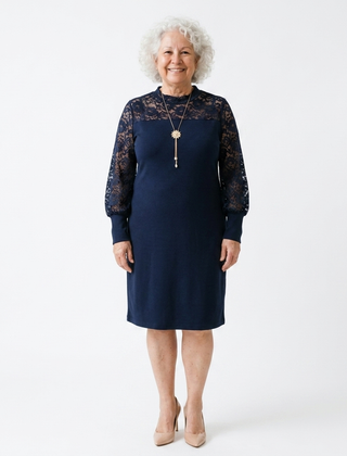 front view - Navy