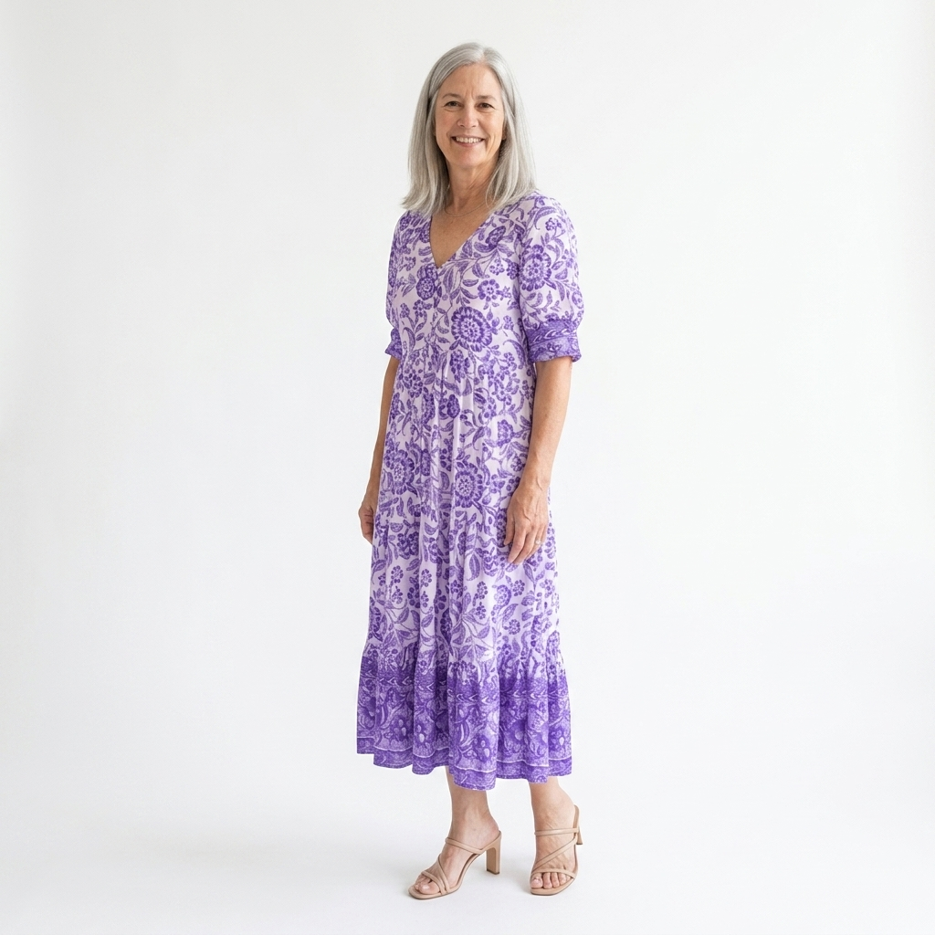 front view - Purple