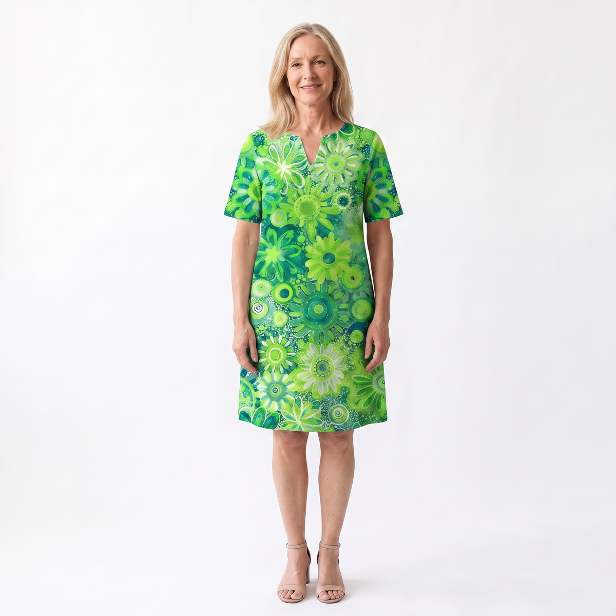 front view - Green