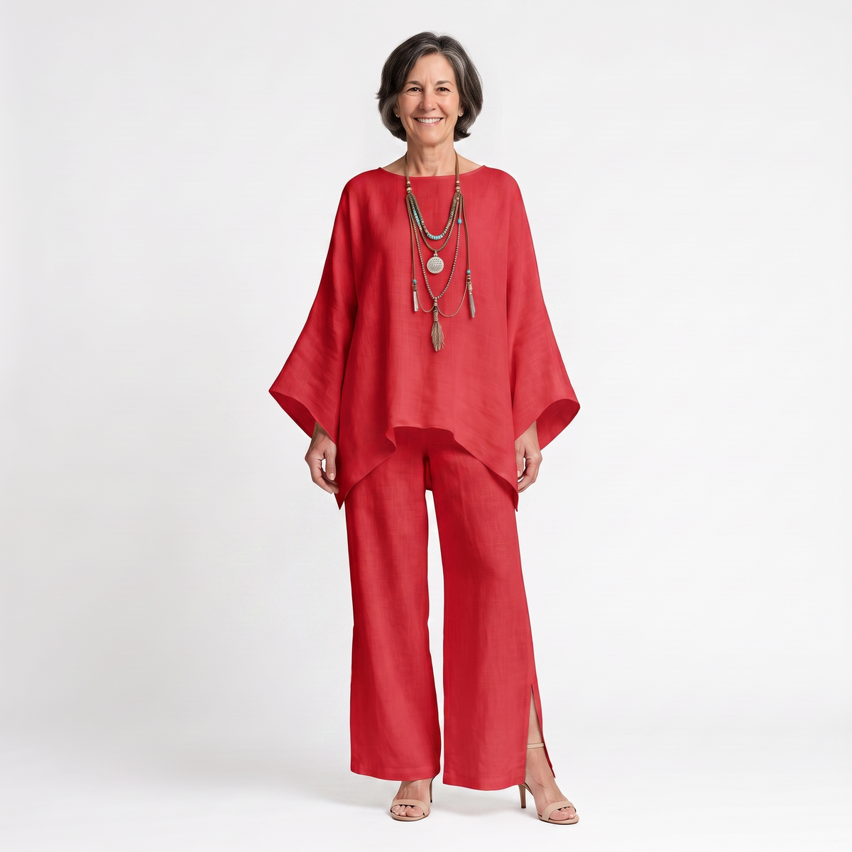 front view - Red