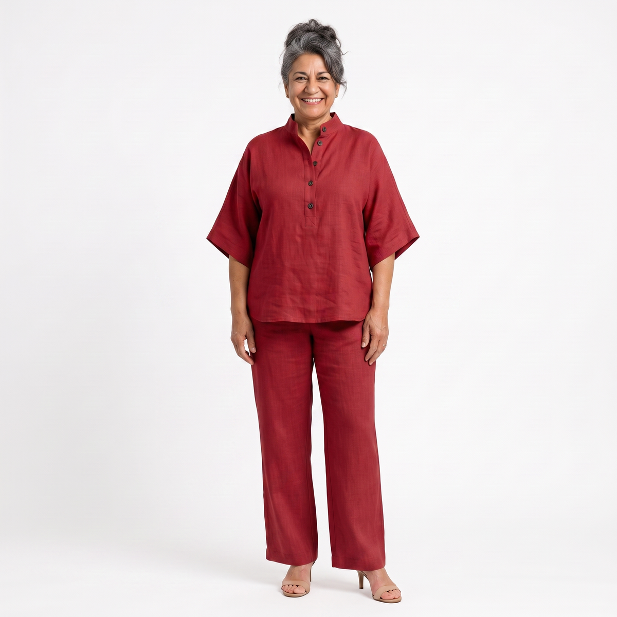 front view - Red