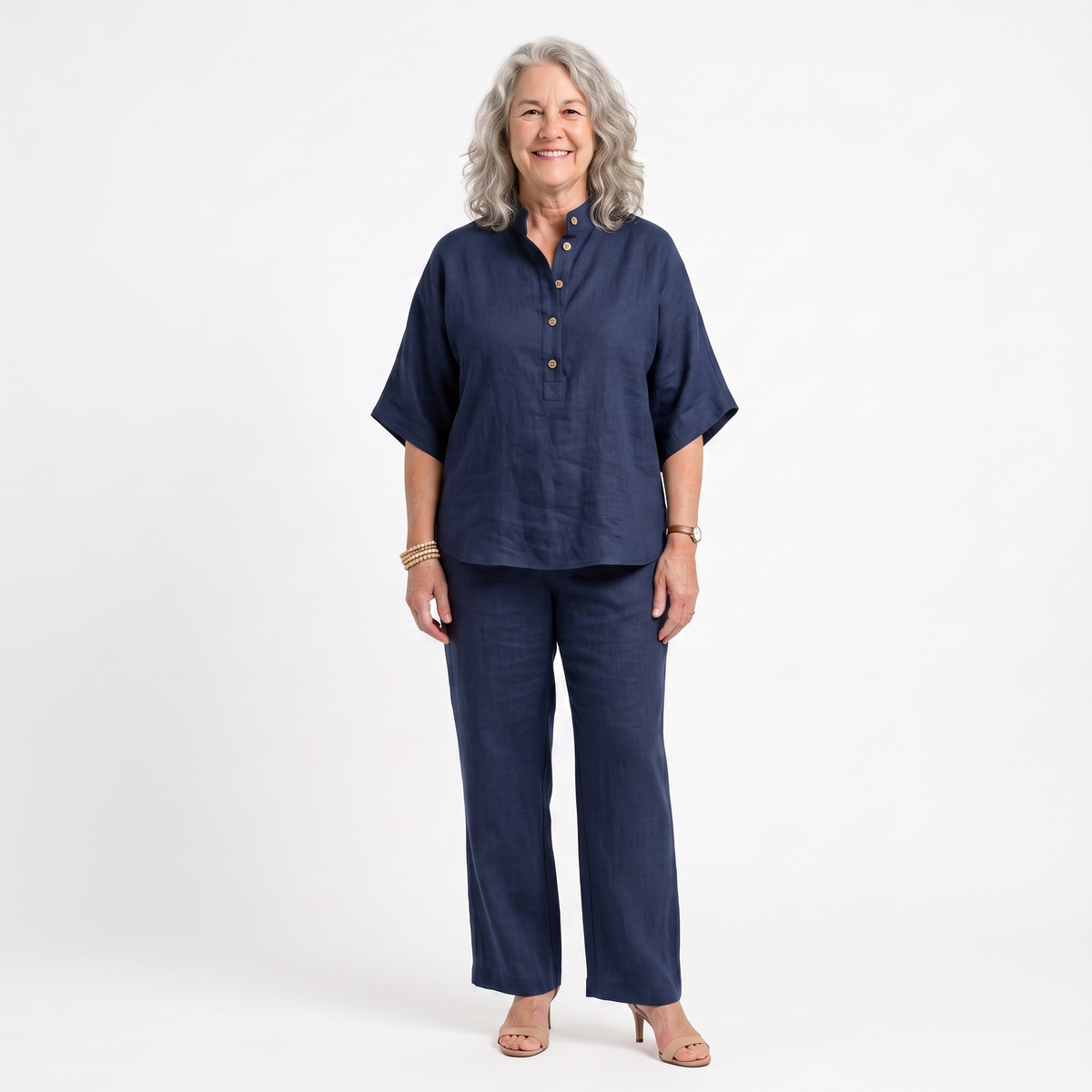 front view - Navy