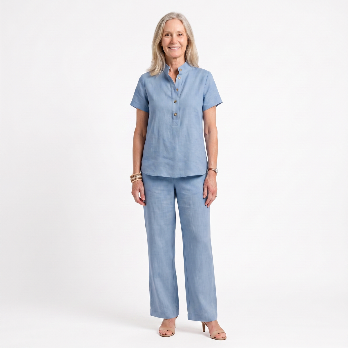 front view - Light Blue
