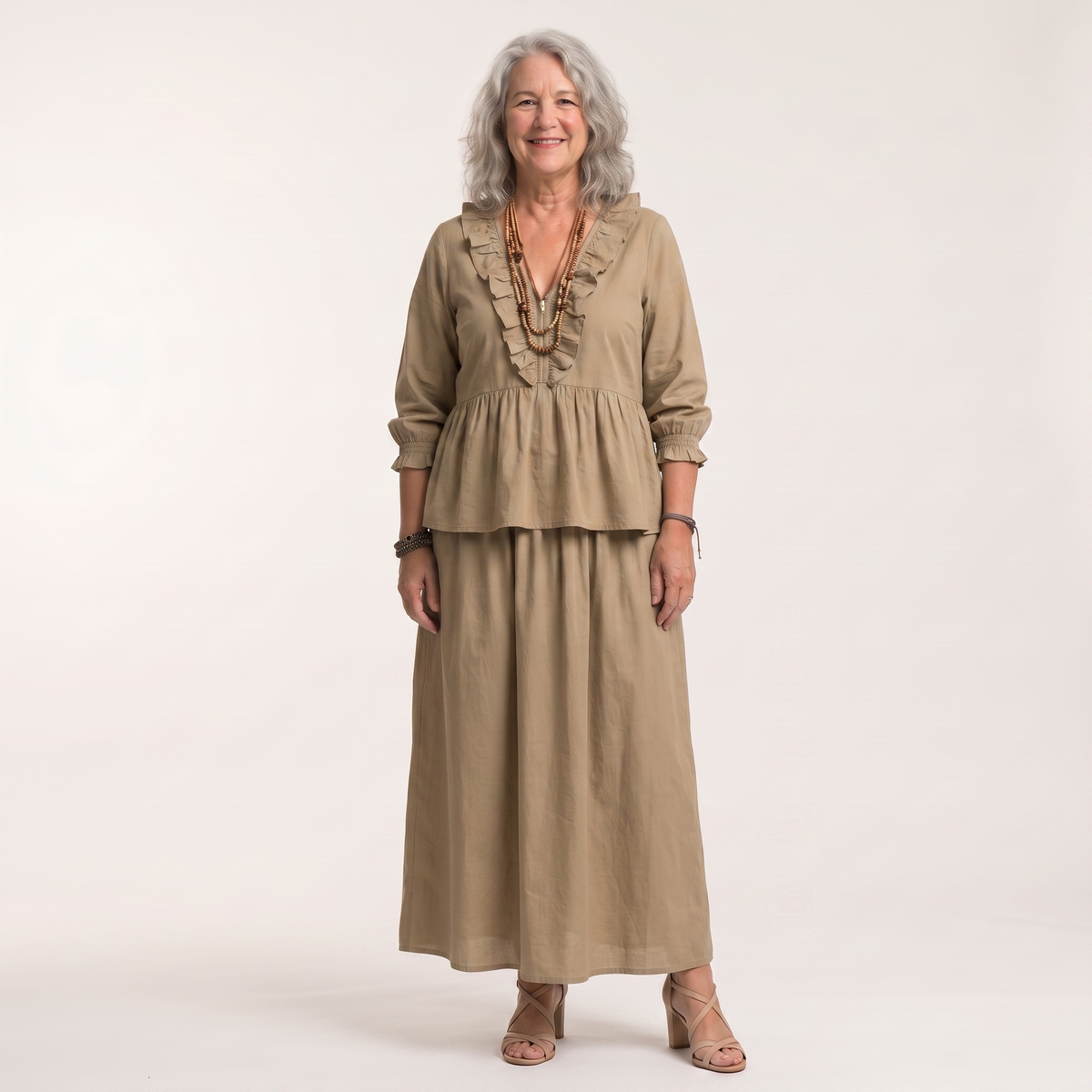 front view - Khaki