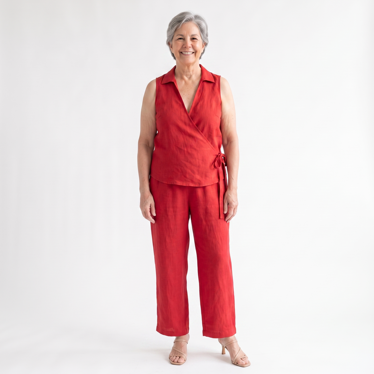 front view - Red