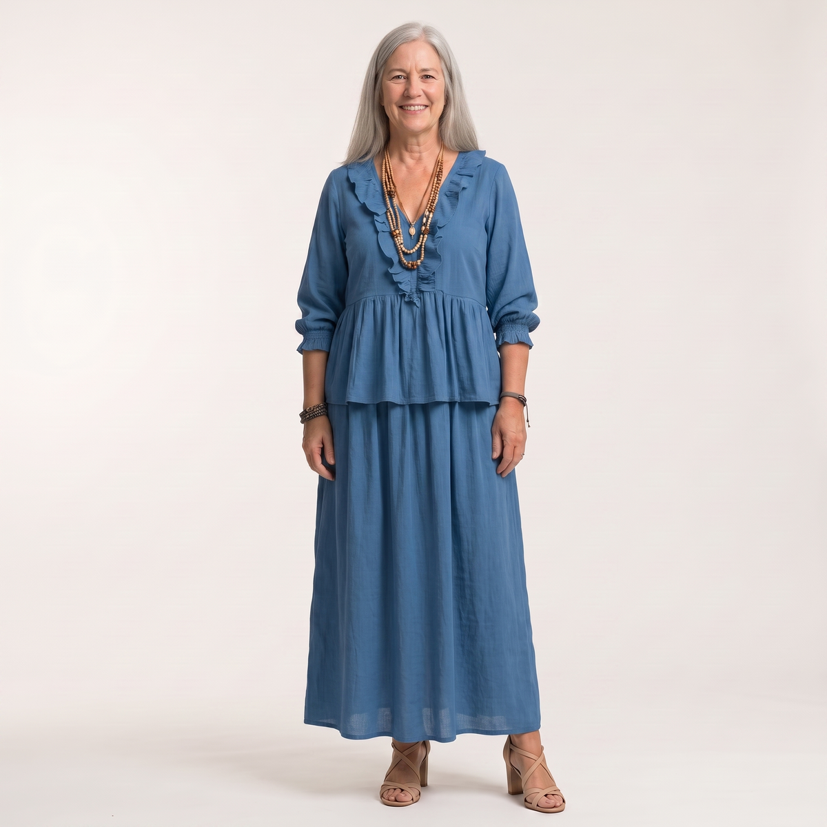 front view - Blue