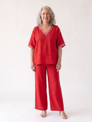 front view - Red
