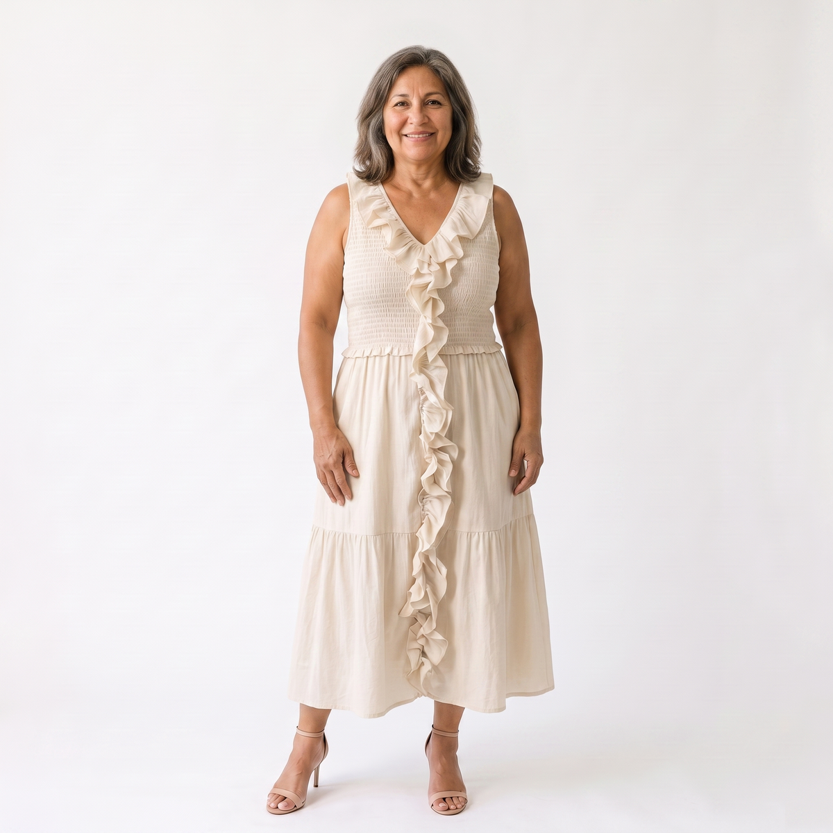 front view - Cream