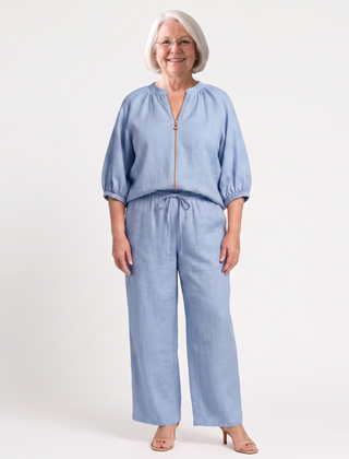 front view - Light Blue