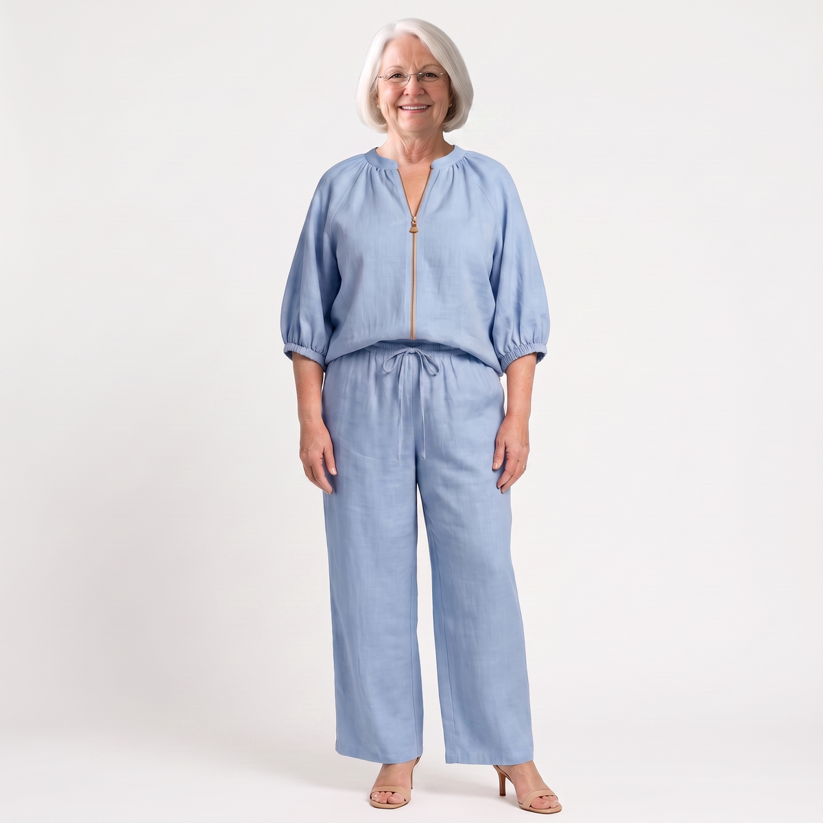 front view - Light Blue
