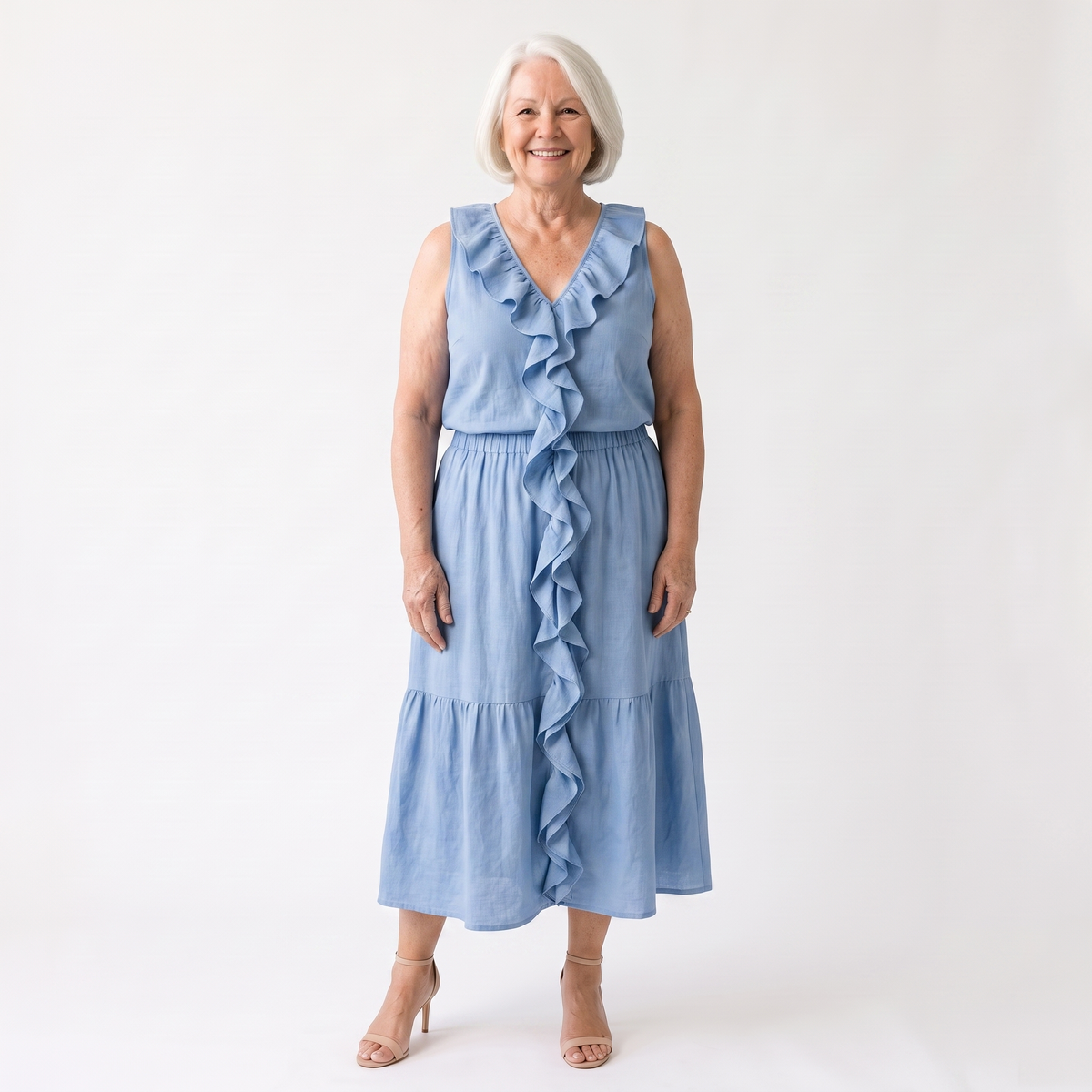 front view - Light Blue