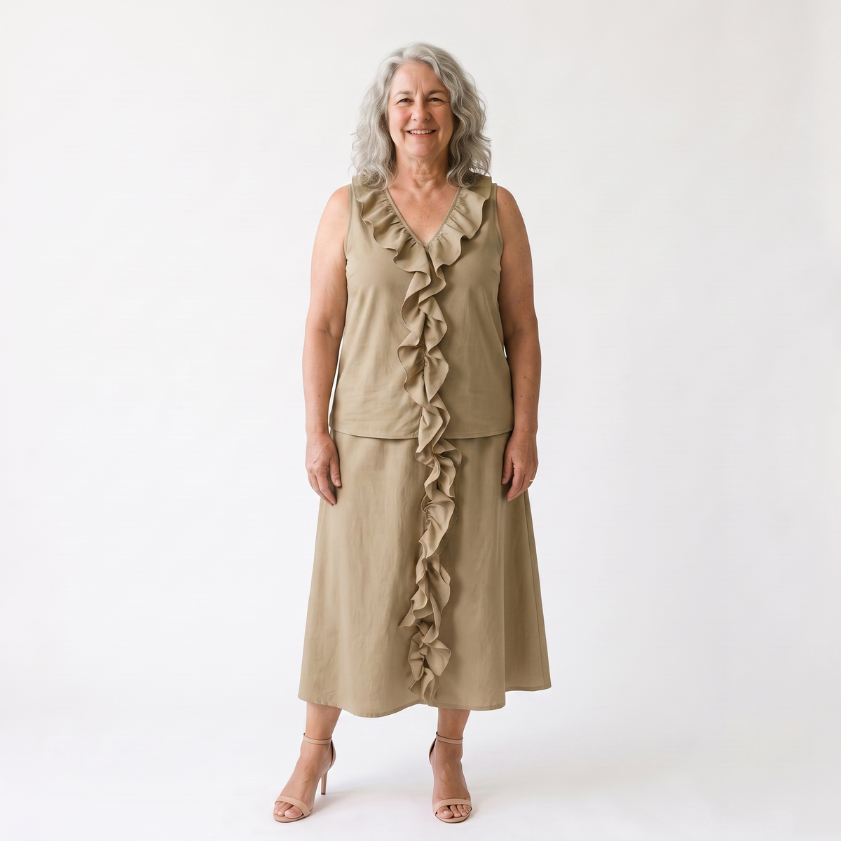 front view - Khaki