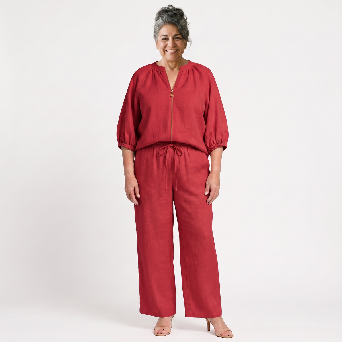 front view - Red