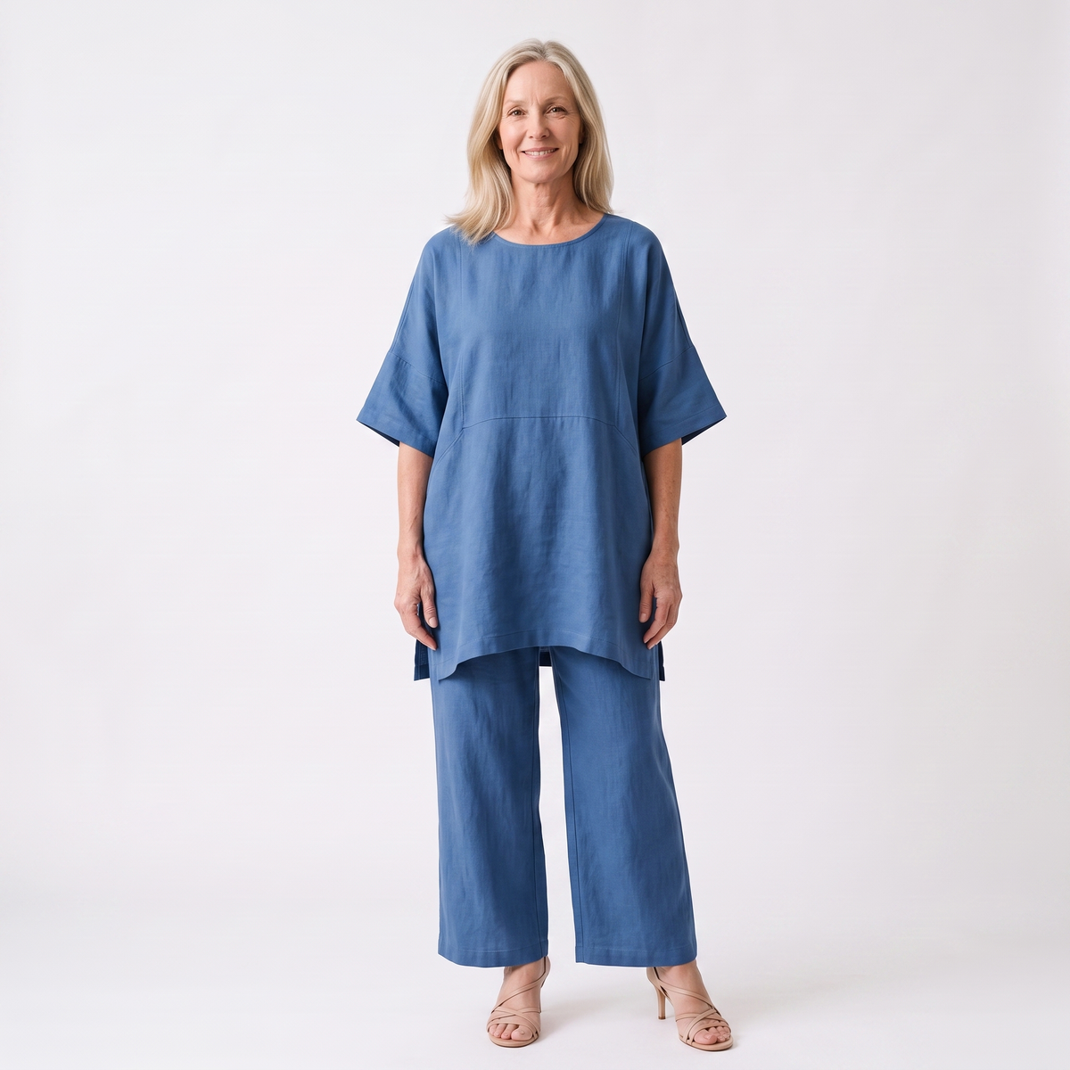 front view - Blue