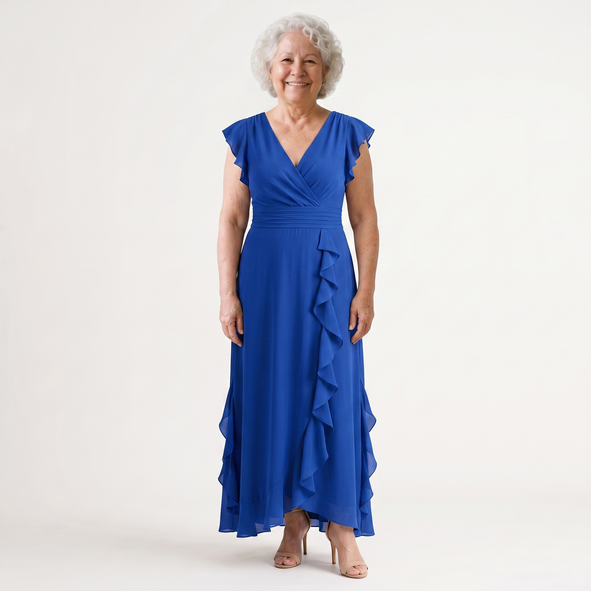 front view - Blue