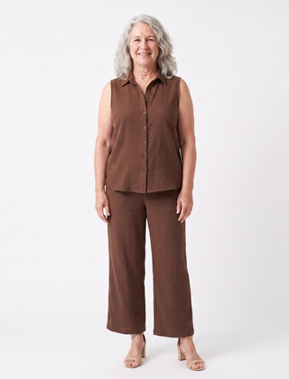 front view - Brown
