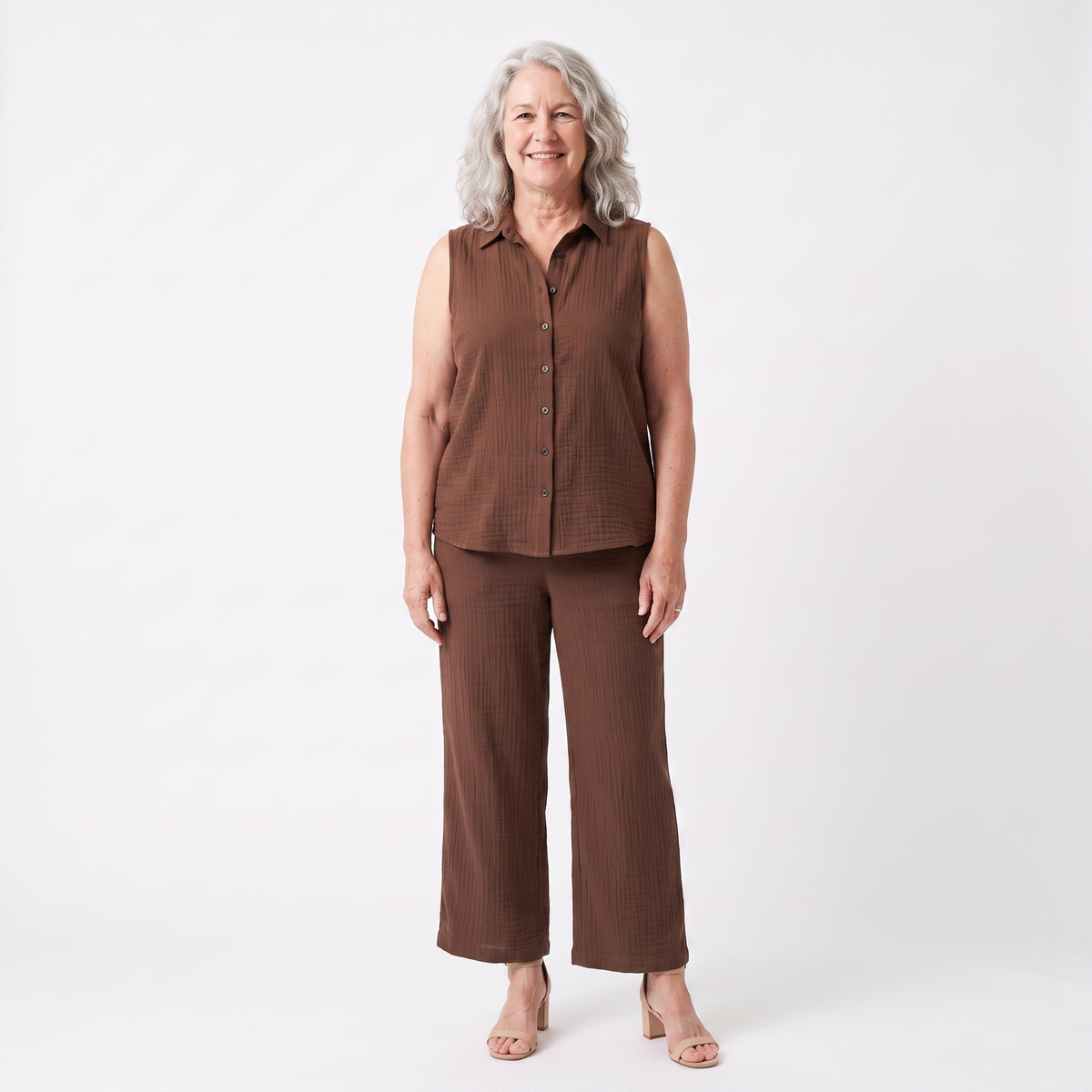 front view - Brown