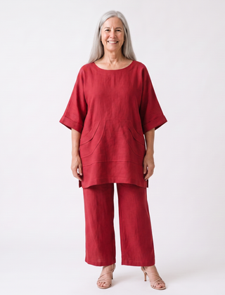 front view - Red