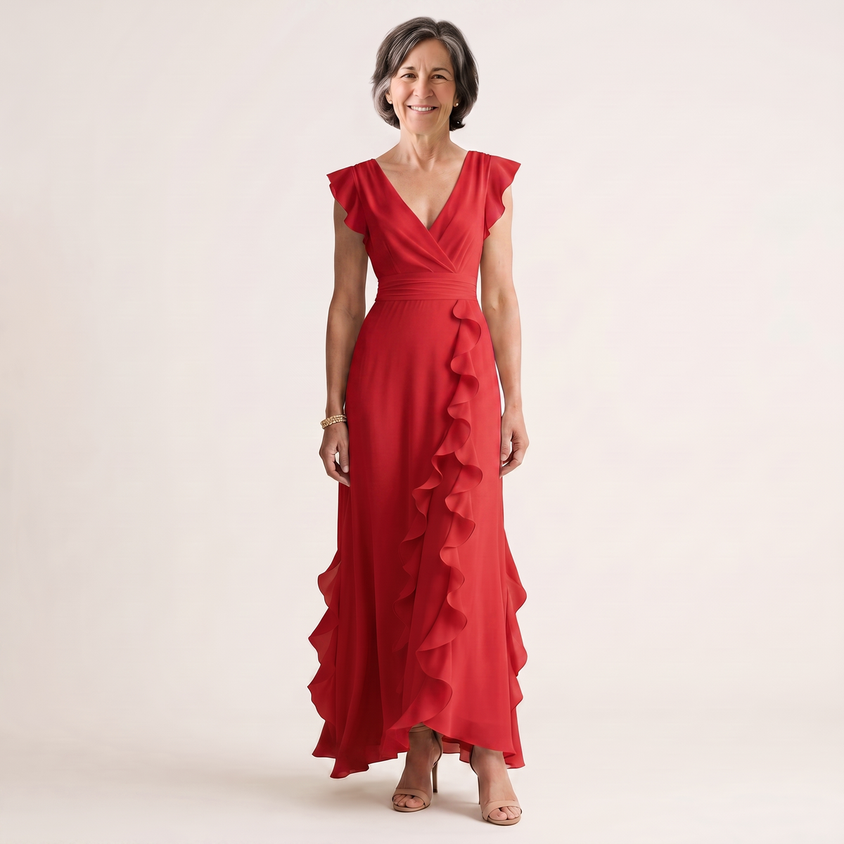 front view - Red