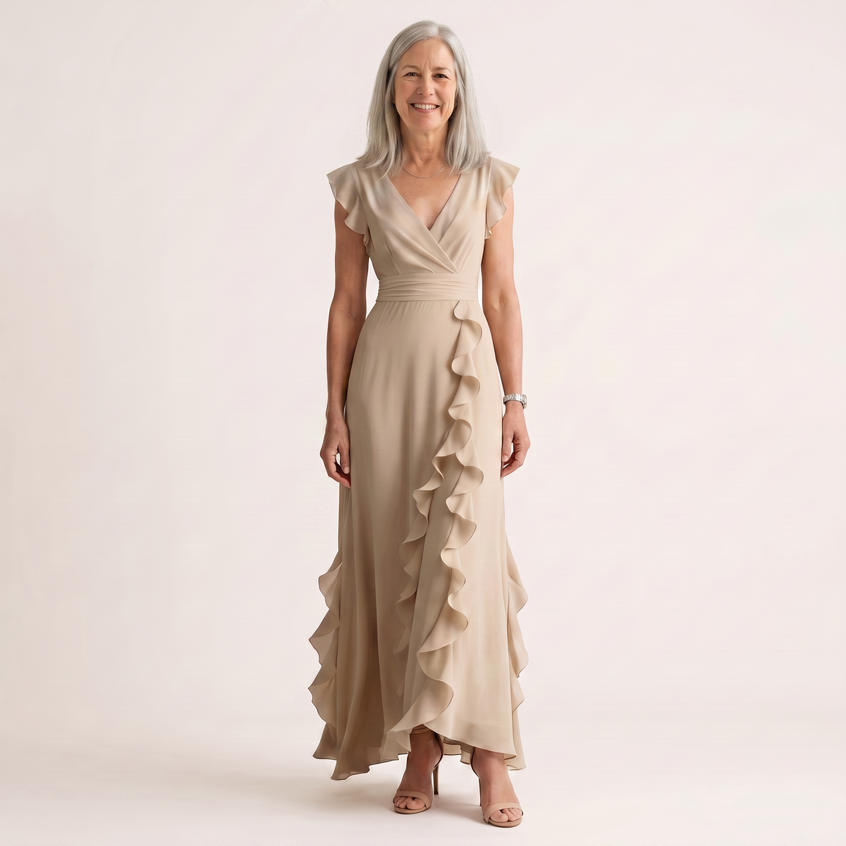 front view - Beige