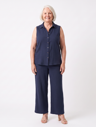front view - Navy Blue