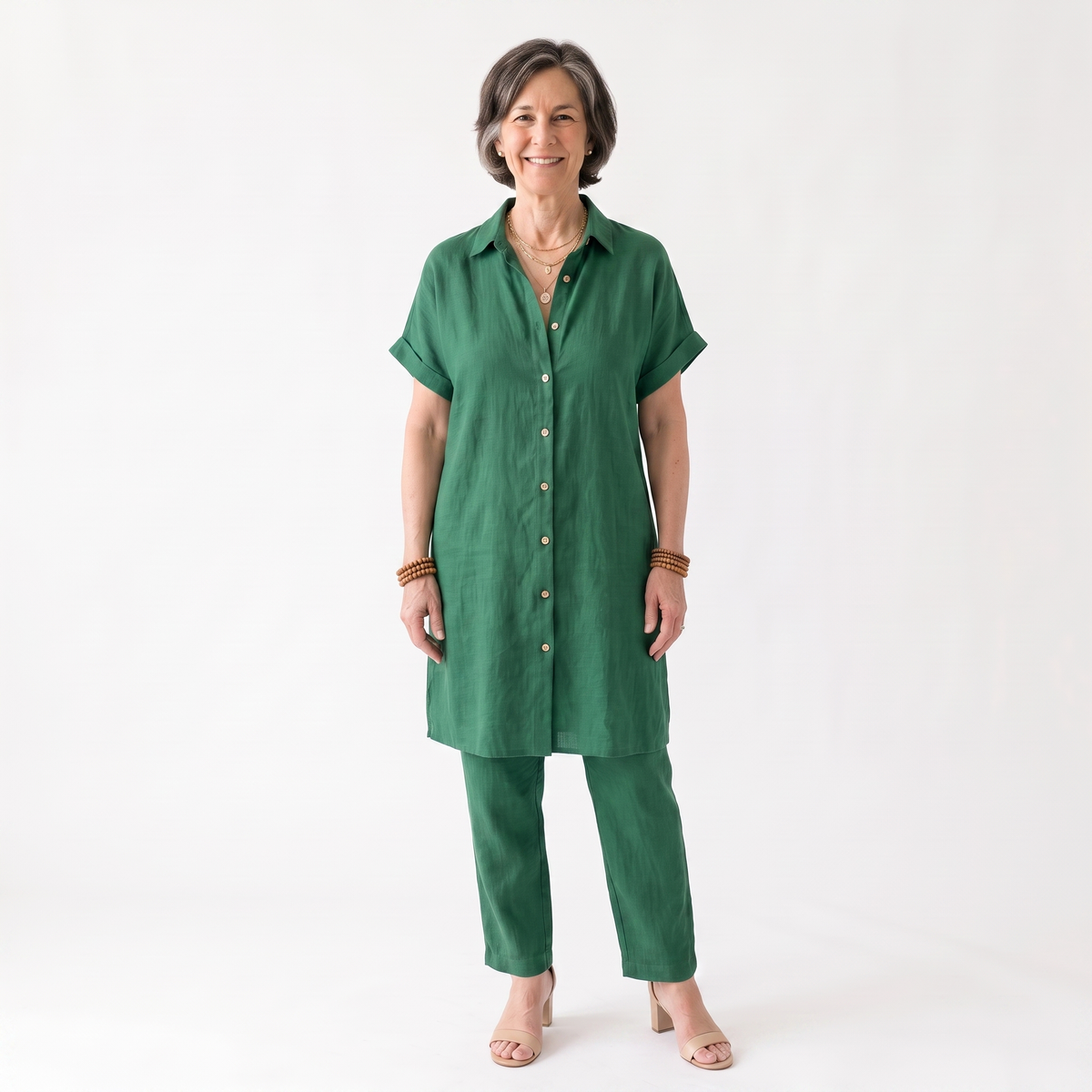 front view - Green