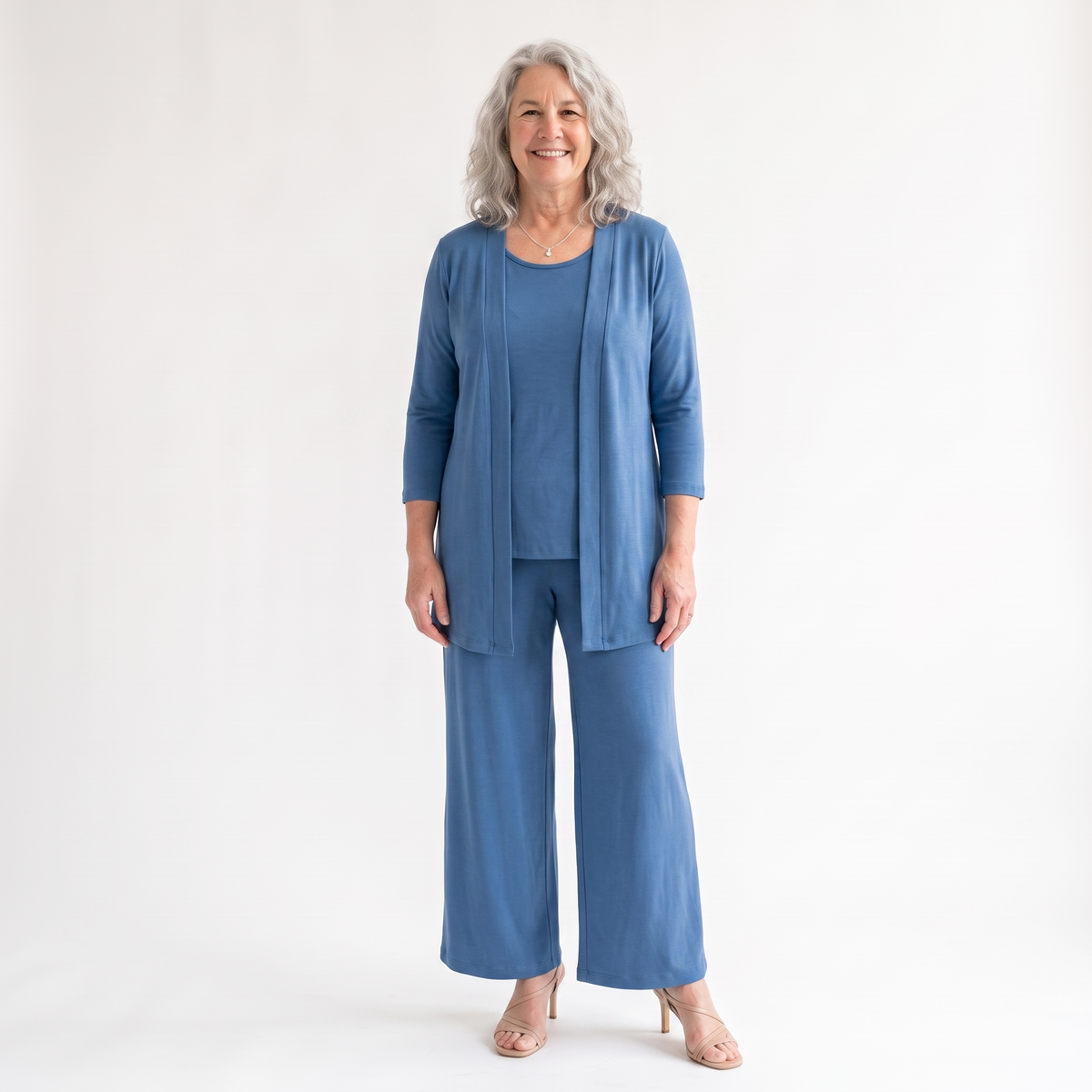 front view - Blue
