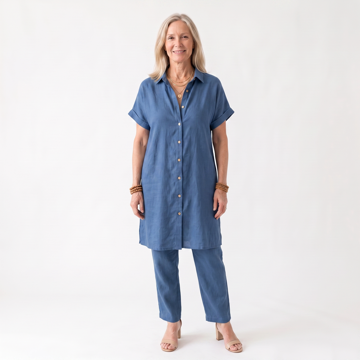 front view - Blue