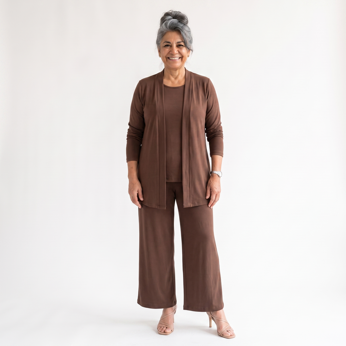 front view - Brown