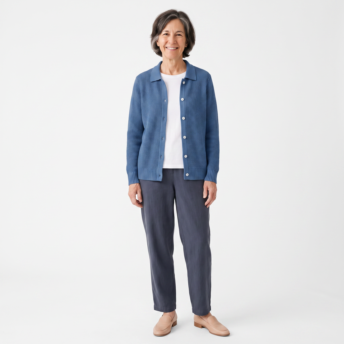 front view - Blue