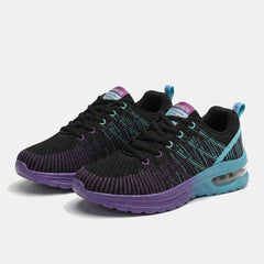 Orthopedic Shoes in Black & Purple