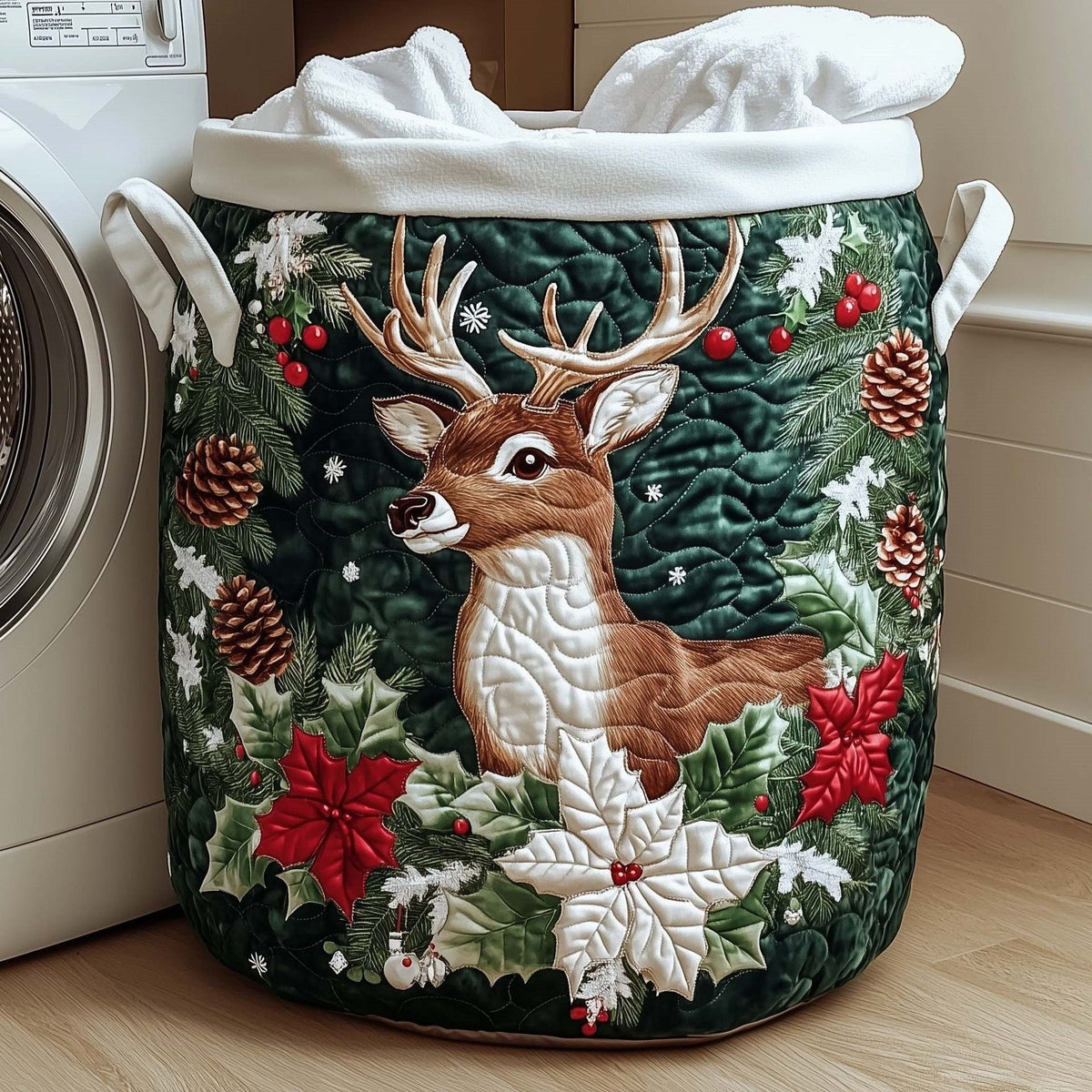 Deer Laundry Basket