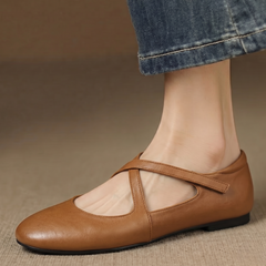 Genuine Leather Flats