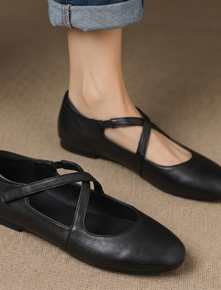Genuine Leather Flats