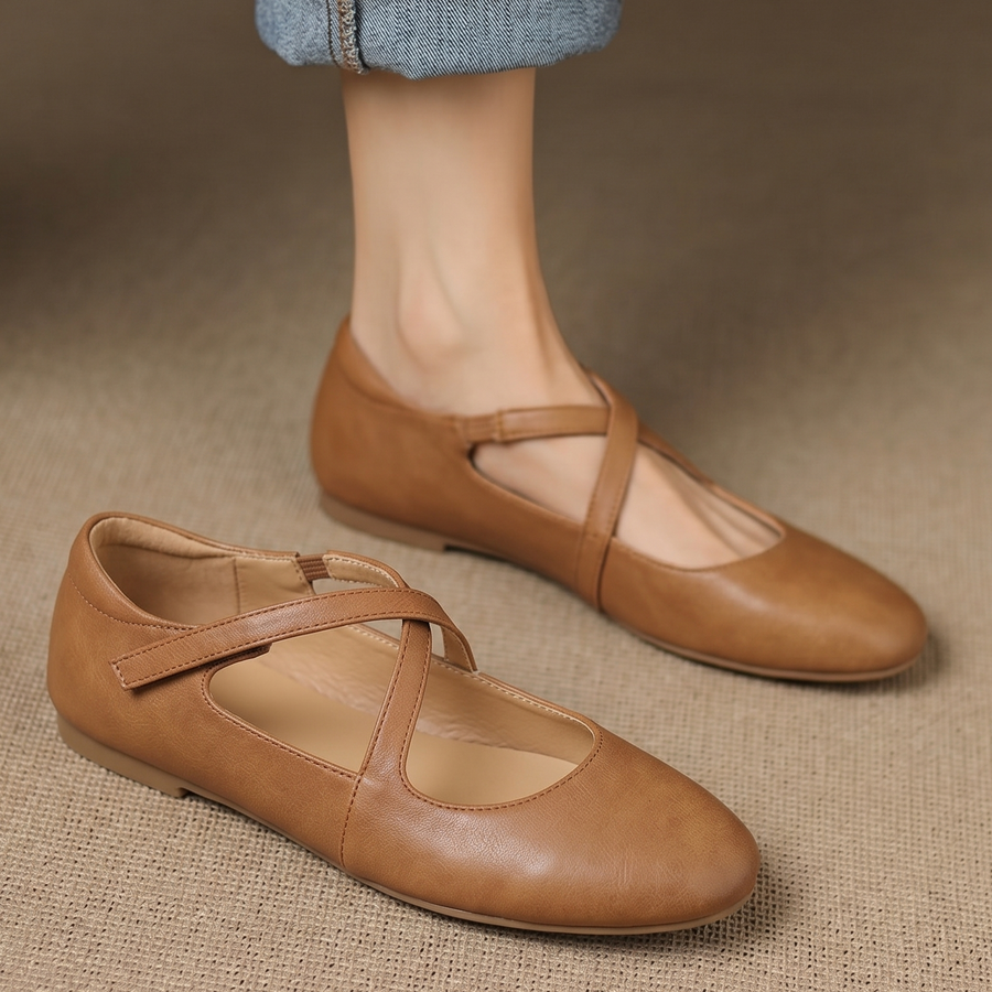 Genuine Leather Flats