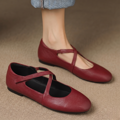 Genuine Leather Flats