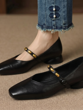 Genuine Leather Flats