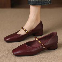 Genuine Leather Flats