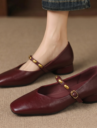 Genuine Leather Flats