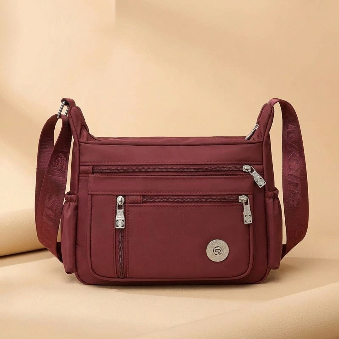 Iris everyday crossbody bag in red