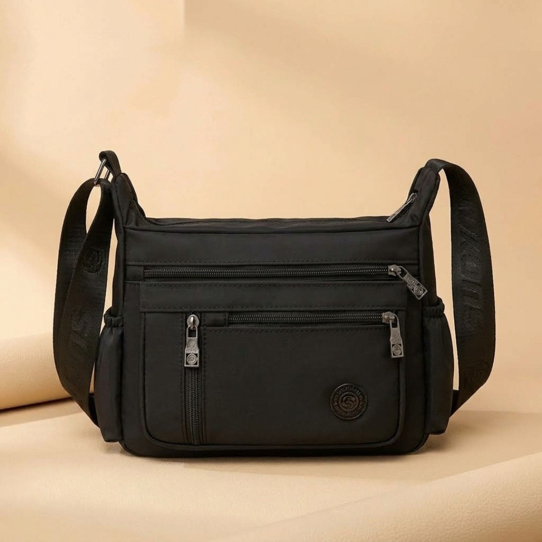 Iris everyday crossbody bag in black