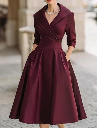 Elegant Satin Dress
