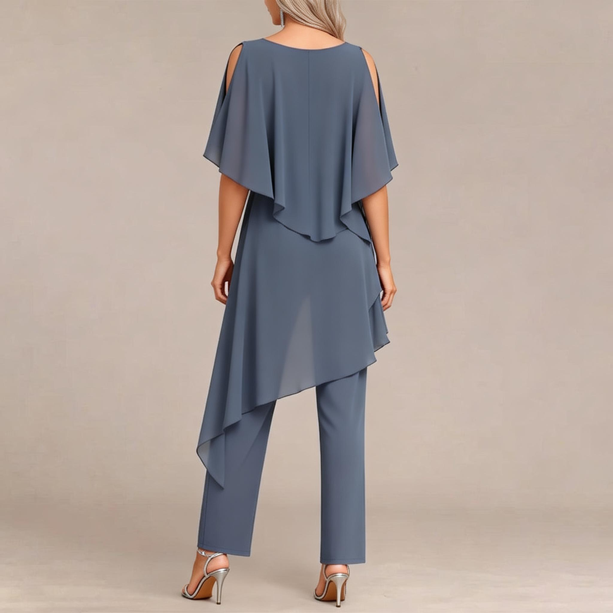 Round Neck Two-Piece Set