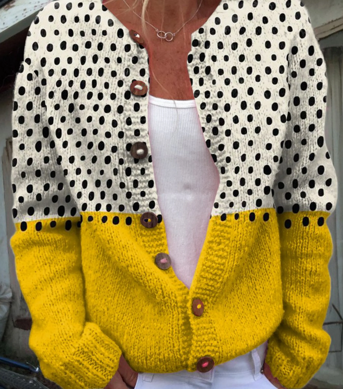 Colorblock Cardigan