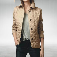 Kelley quilted jacket in khaki